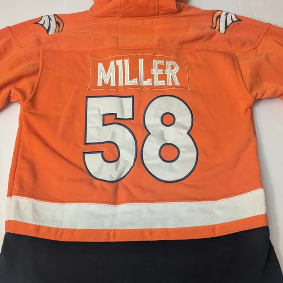 NFL Denver Broncos Orange Hoodie - Picture 7 of 9
